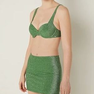 VS PINK Push-up Swim Top Shimmer